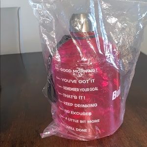 qui fit motivational water jug bottle